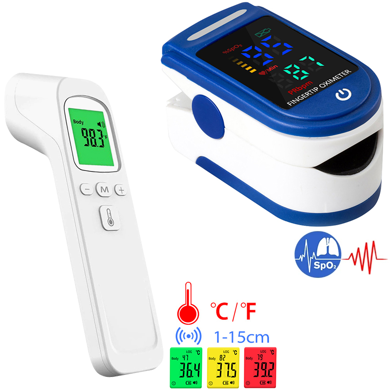 Pistola de temperatura de la f - Pulse Oximeter reseña y precio