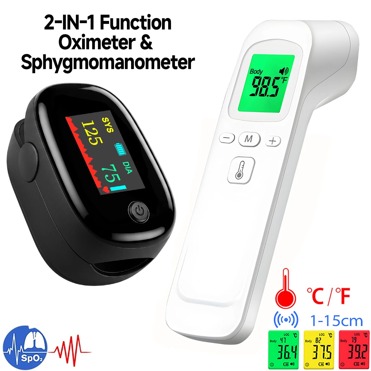 Termómetro infrarrojo para med - Pulse Oximeter reseña y precio