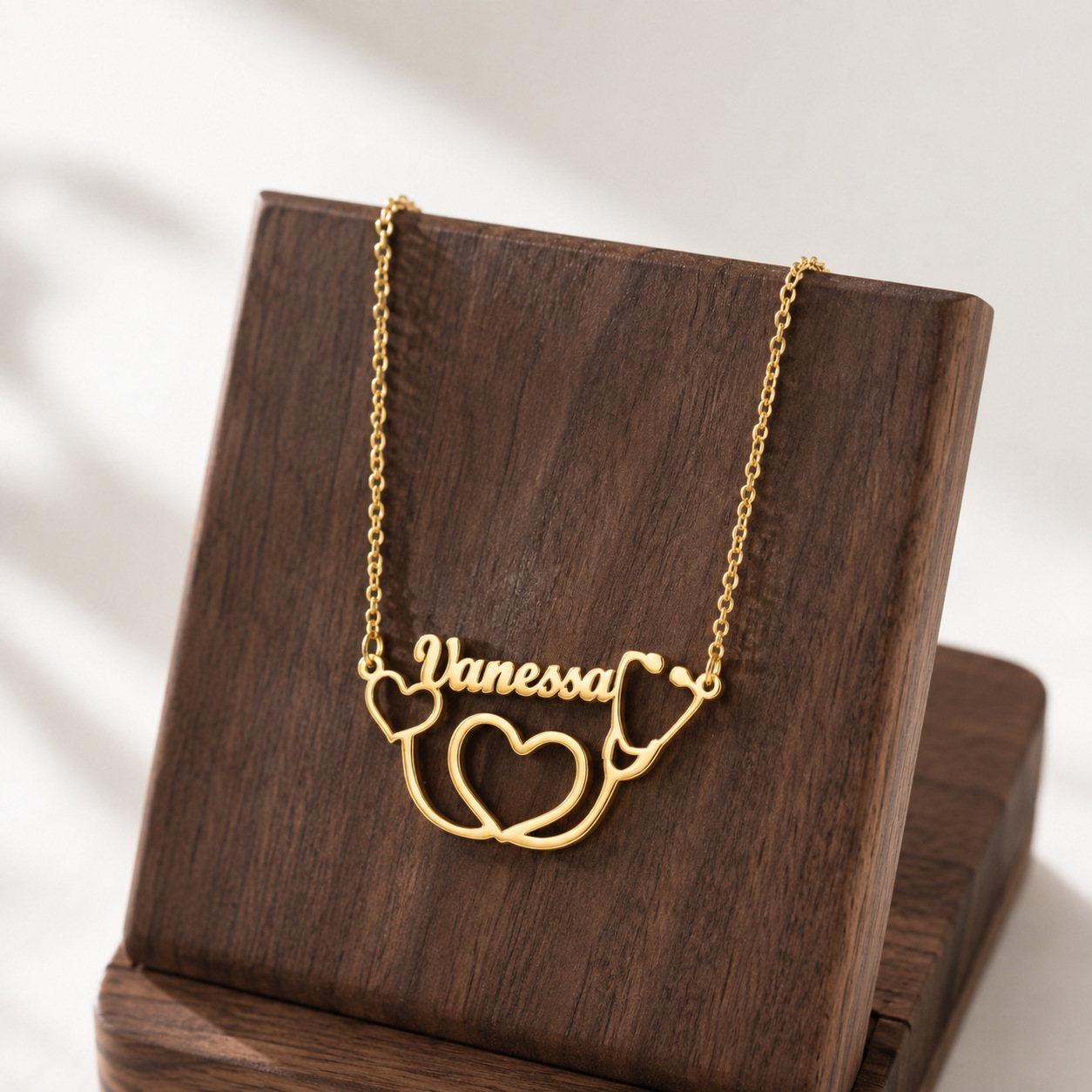 Collar con colgante en forma d - Stethoscope reseña y precio