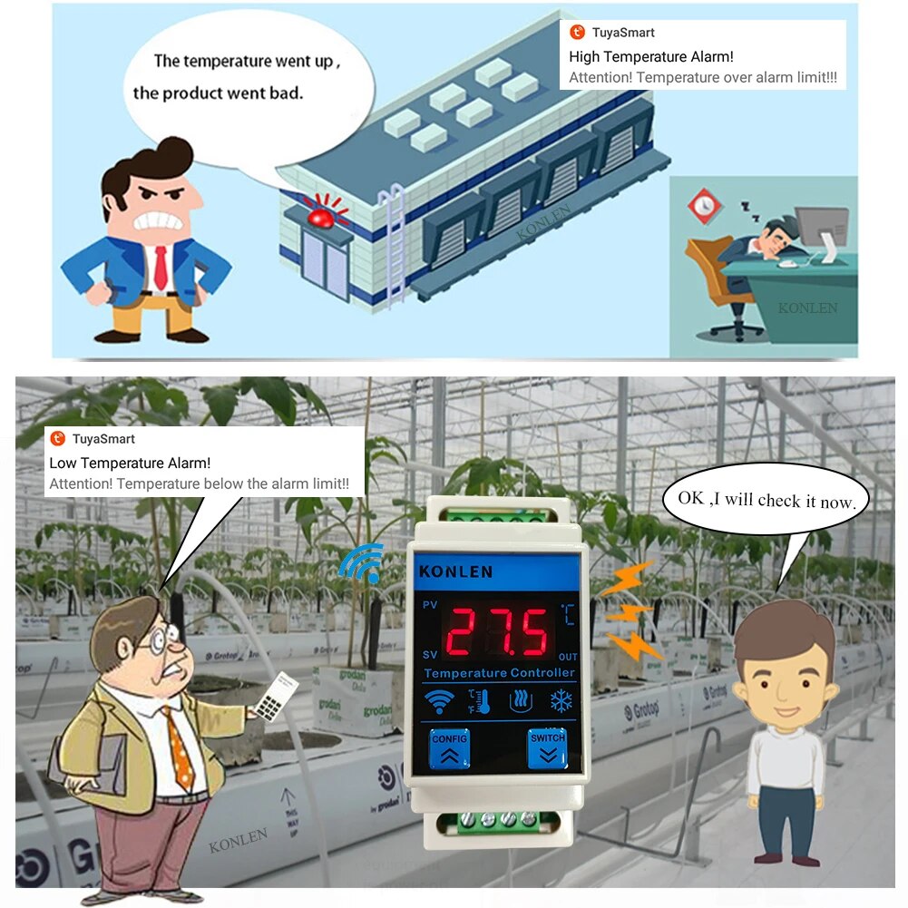 Tuya-Sensor de temperatura WIF - Lab Incubator reseña y precio