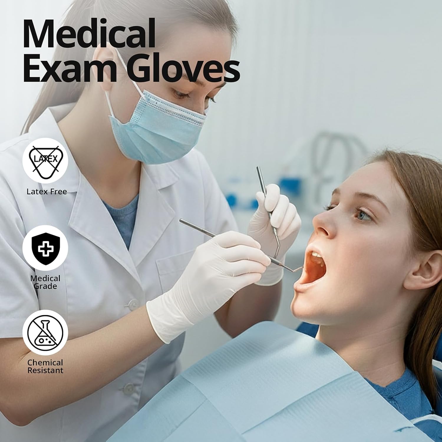Guantes de Nitrilo Blancos Res - Medical Gloves reseña y precio