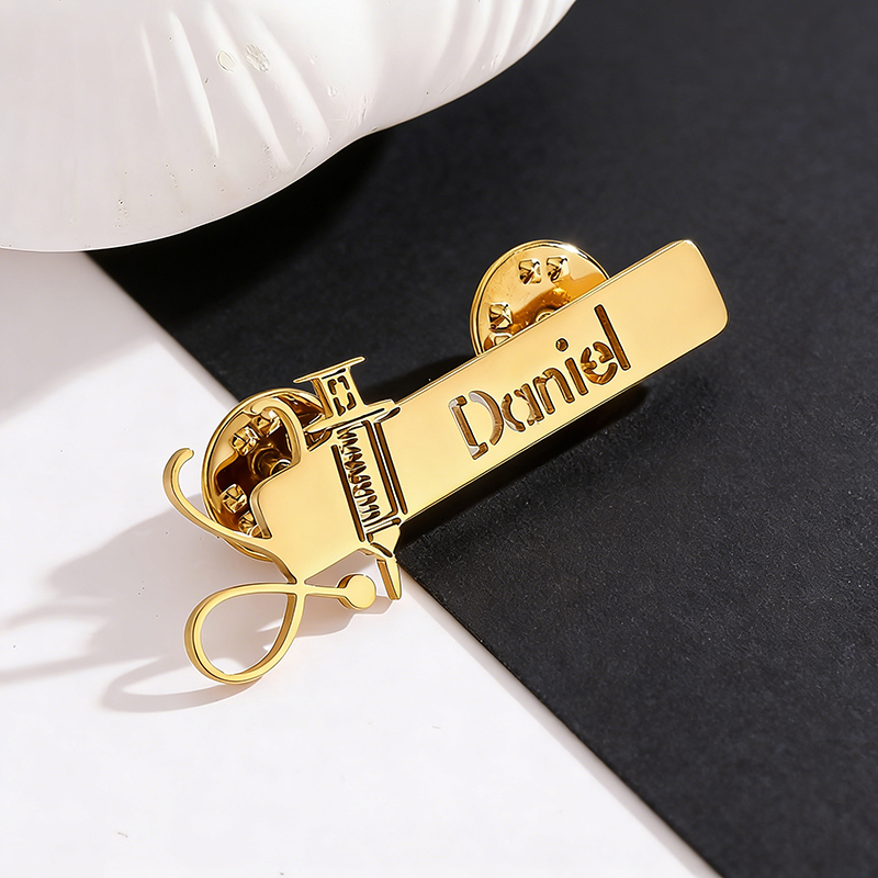 Broche Personalizado con Nombr - Stethoscope reseña y precio