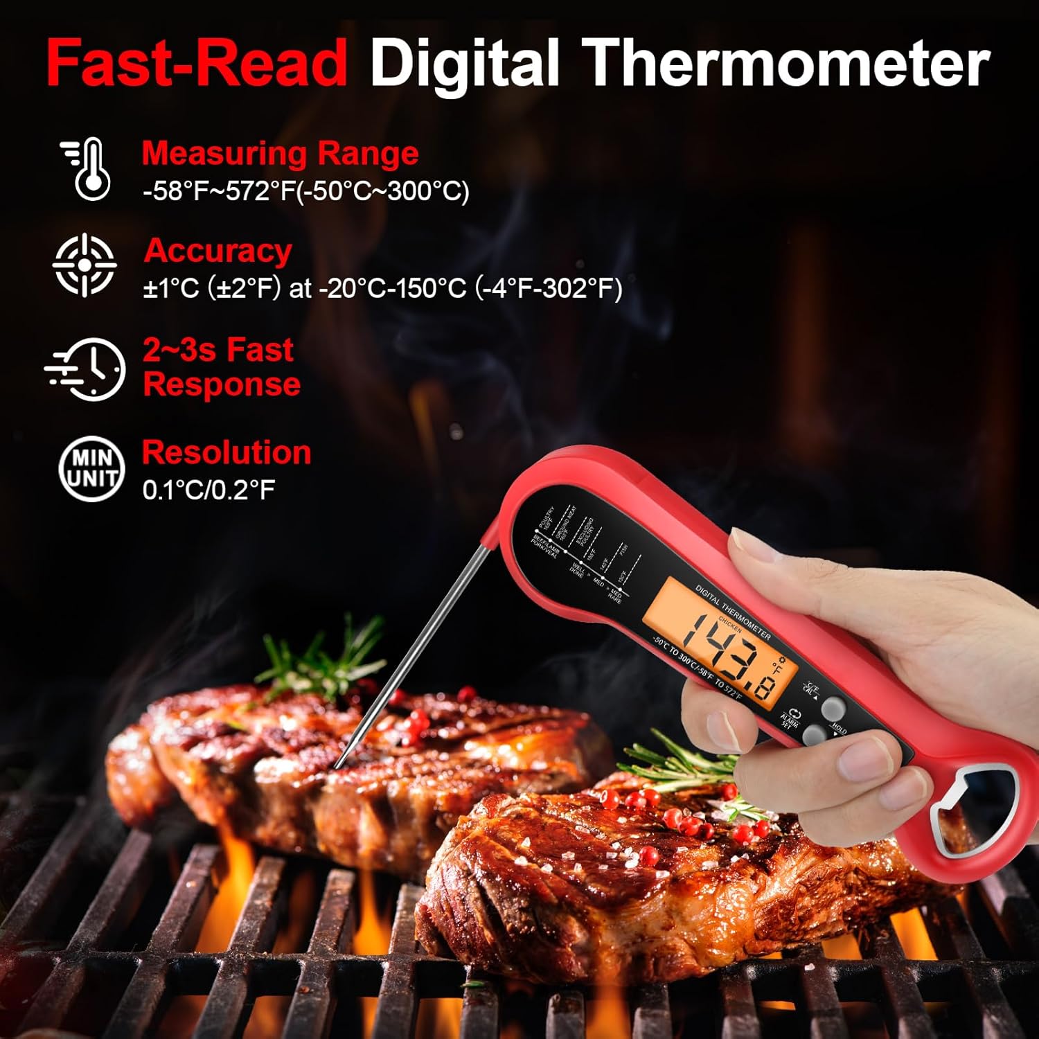 Termómetro Digital Profesional - Thermometer Digital reseña y precio