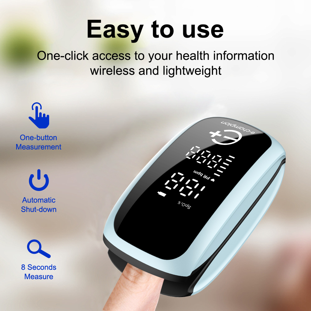 Oxímetro recargable, termómetr - Pulse Oximeter reseña y precio