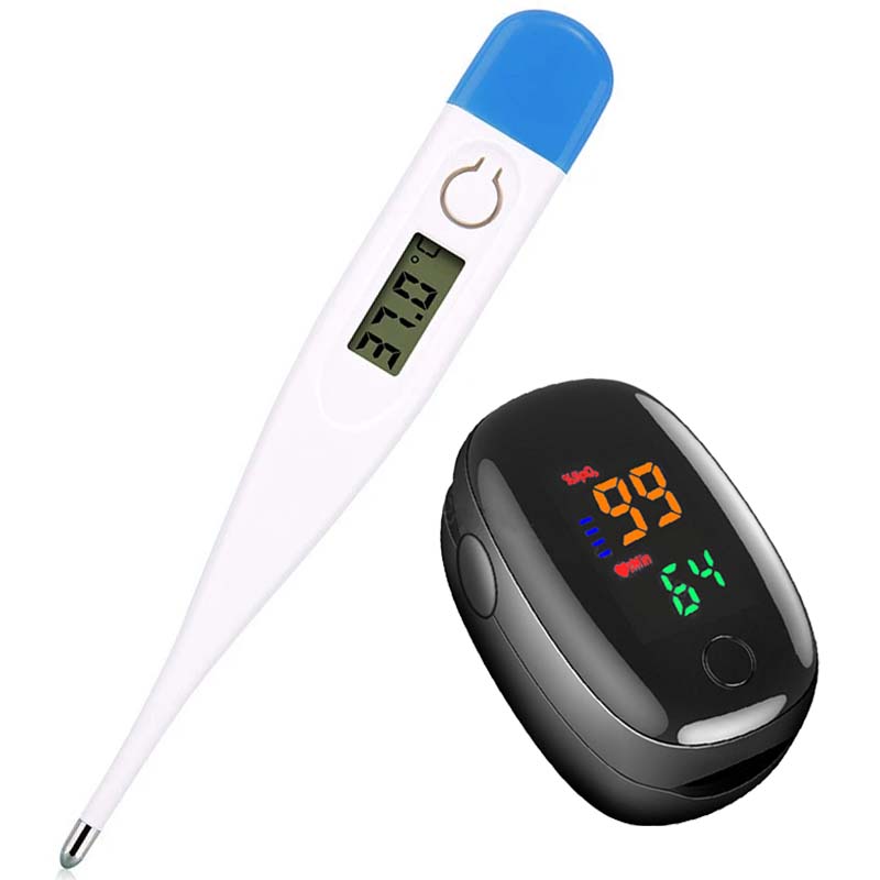 Oxímetro de pulso, termómetro  - Pulse Oximeter reseña y precio