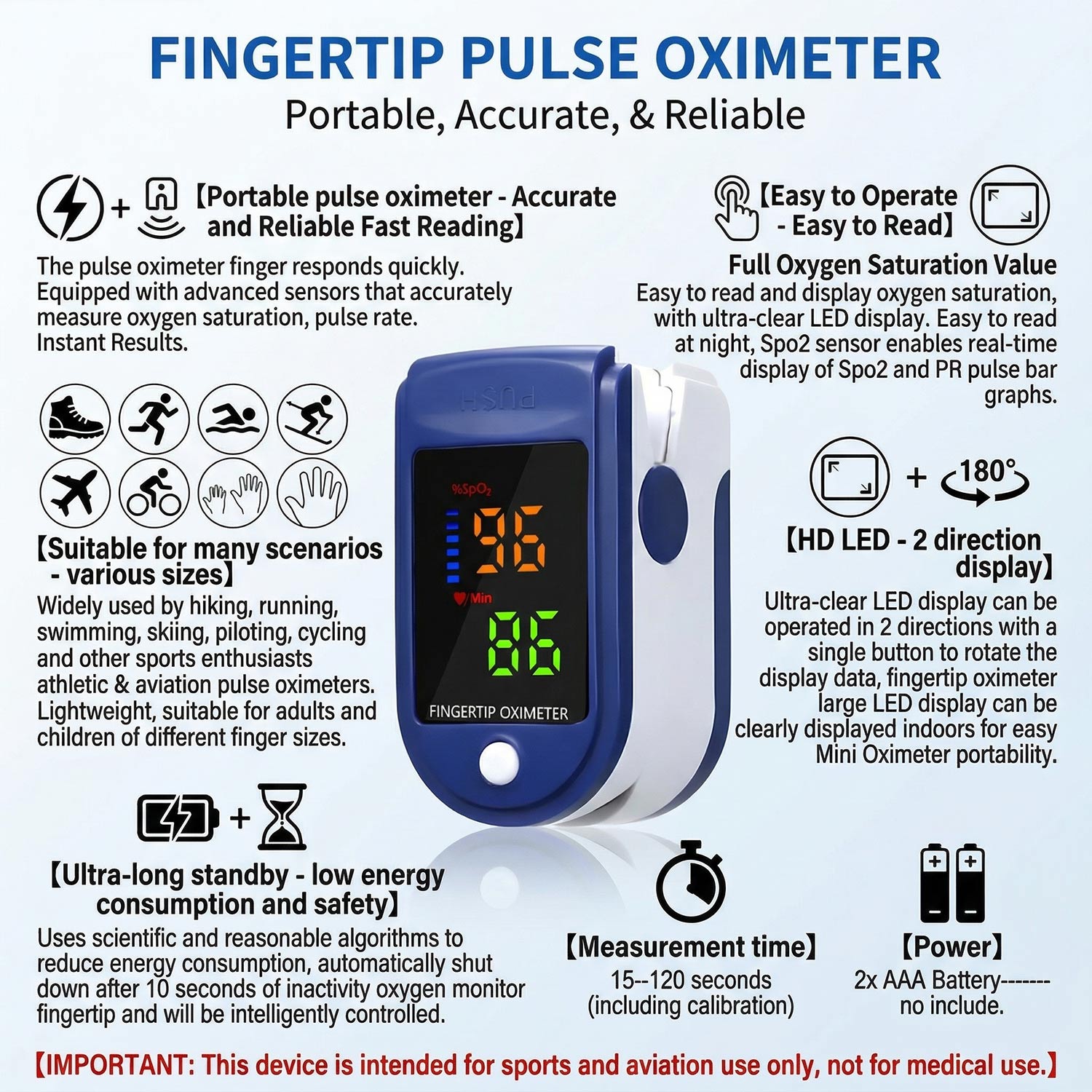 Termómetro médico para la fren - Pulse Oximeter reseña y precio